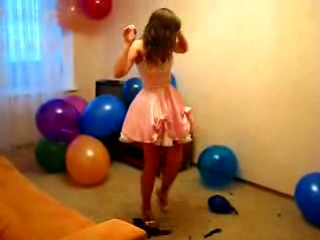 destroying balloons